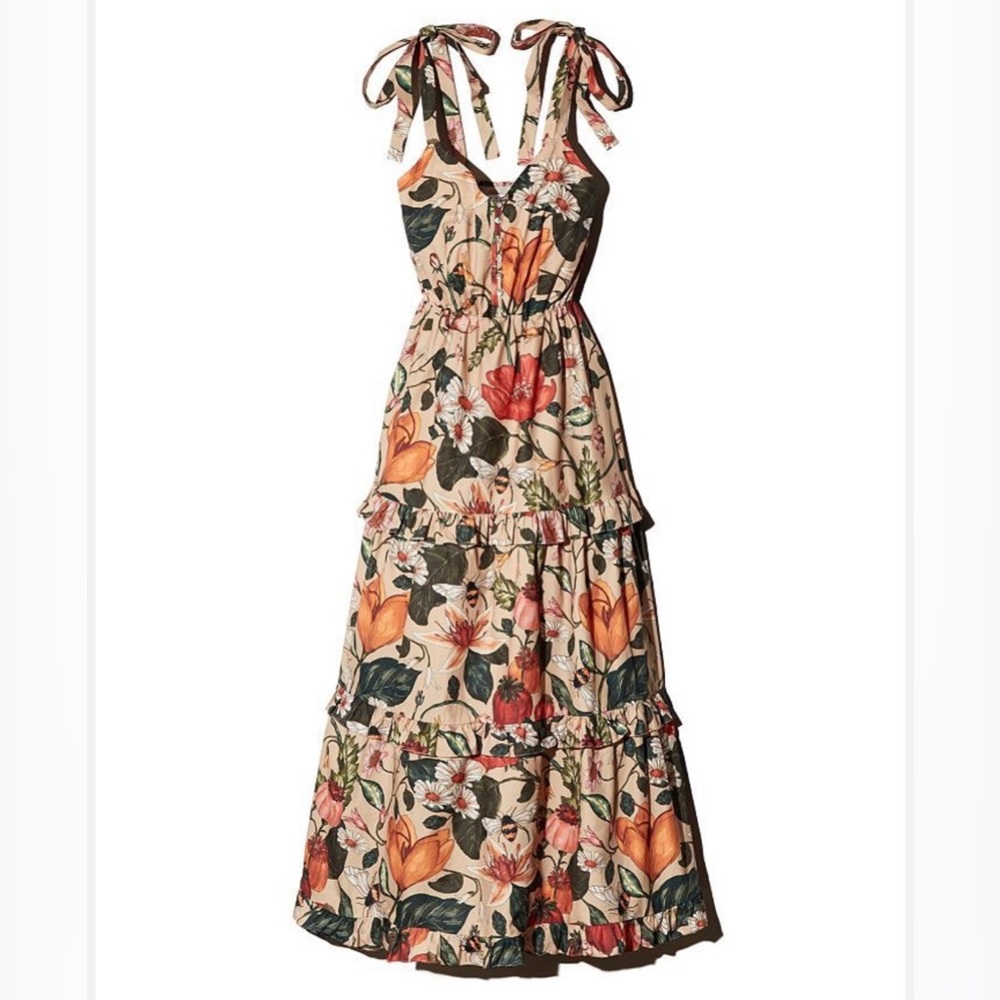 Atelier 1756 Moro Floral-Print Dress Size M
